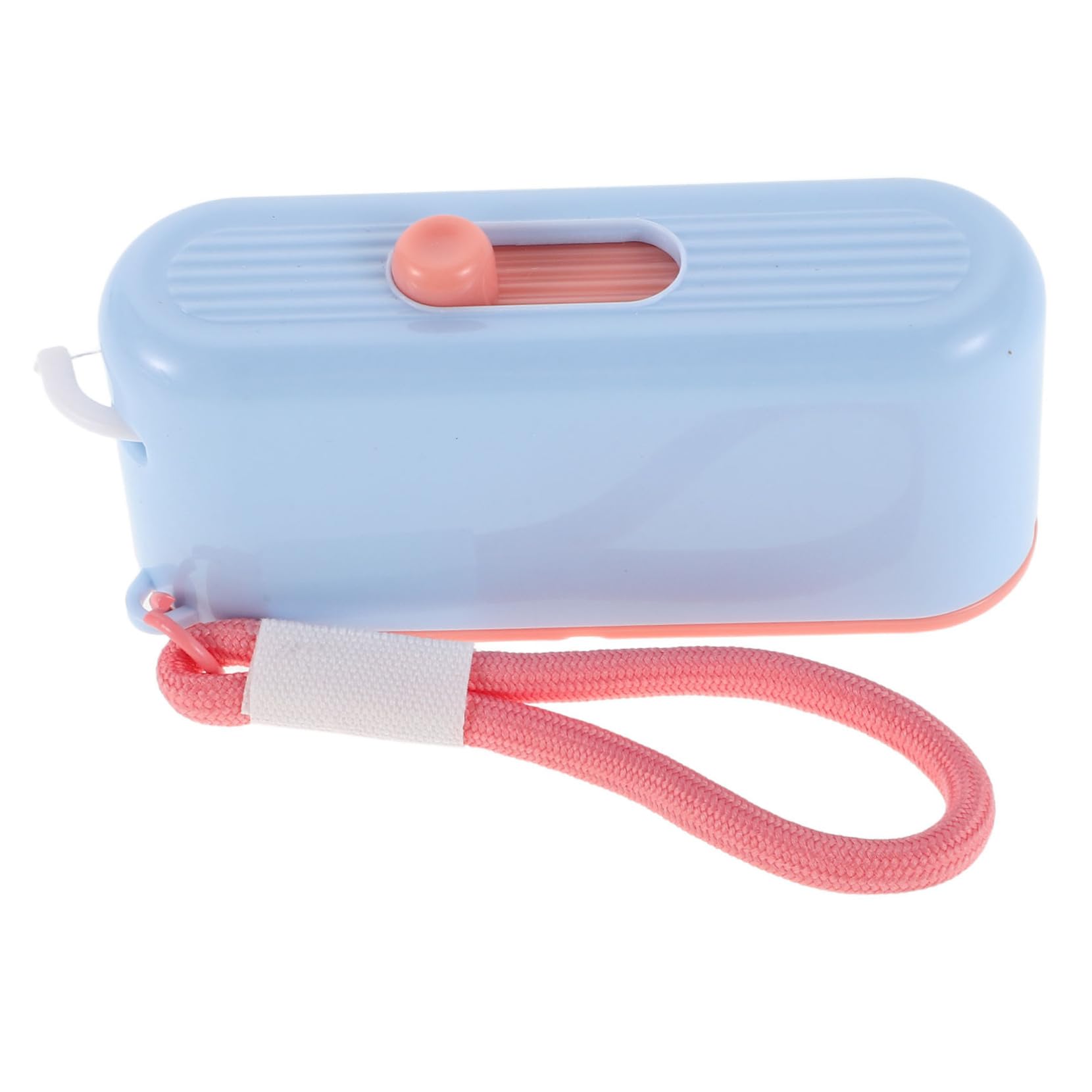 FOMIYES Portable Toothpick Holder with Floss Storage Box Travel Friendly Mini Dispenser for Oral Care Compact Design with Hanging Loop for Pocket Purse Use