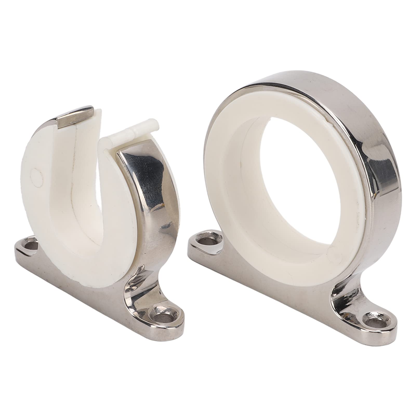 Culnflun Fishing Rod Rack, 316 Stainless Steel Horizontal Fishing Rod Rack Multiple Rod Holder for Marine Automobile Truck RV