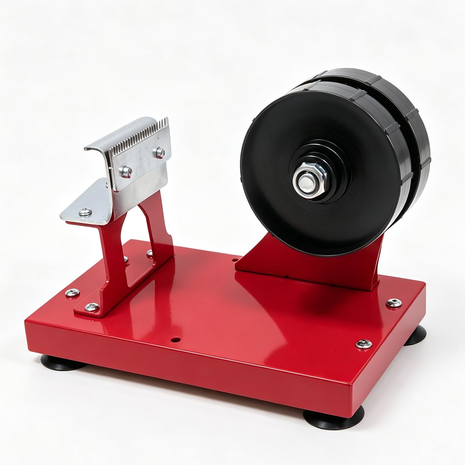 Hochleistungs-tischabroller Mit Doppelwalzen-tischklebebandschneider, Max. 60 Mm Breite, Mit Beschwertem Saugfuß, Für Lager, Versand, Verpackung Und Versiegelung