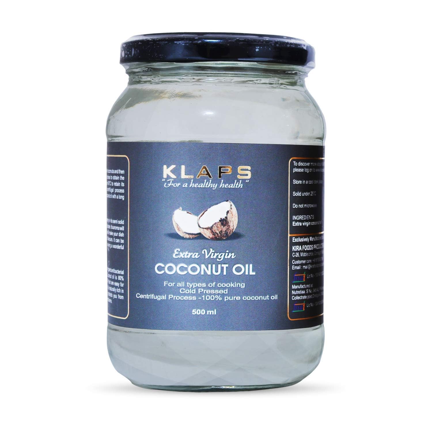 See full amazon price history chart for KLAPS Extra Virgin | Coconut Oil Cold Pressed |100% Edible Grade|Centrifuged Processing |Nariyal tel | Rich Aroma & Flavour of Real Coconuts, For Daily Cooking 500ML KLAPS Extra Virgin | Coconut Oil Cold Pressed |100% Edible Grade|Centrifuged Processing |Nariyal tel | Rich Aroma & Flavour of Real Coconuts, For Daily Cooking 500ML (B075D6NH27) Amazon Price History, Amazon Price Tracker