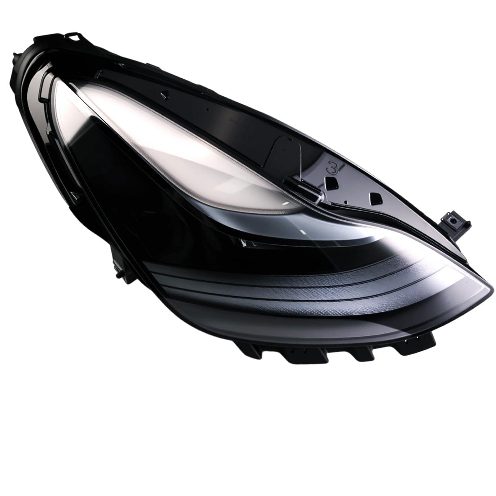 XGZ Full LED Headlights, Compatible with 2021-2023 Tesla 3 Tesla Y Base Mayor Performance Long Range Standard Estandar, Replace 1514953 151495300C