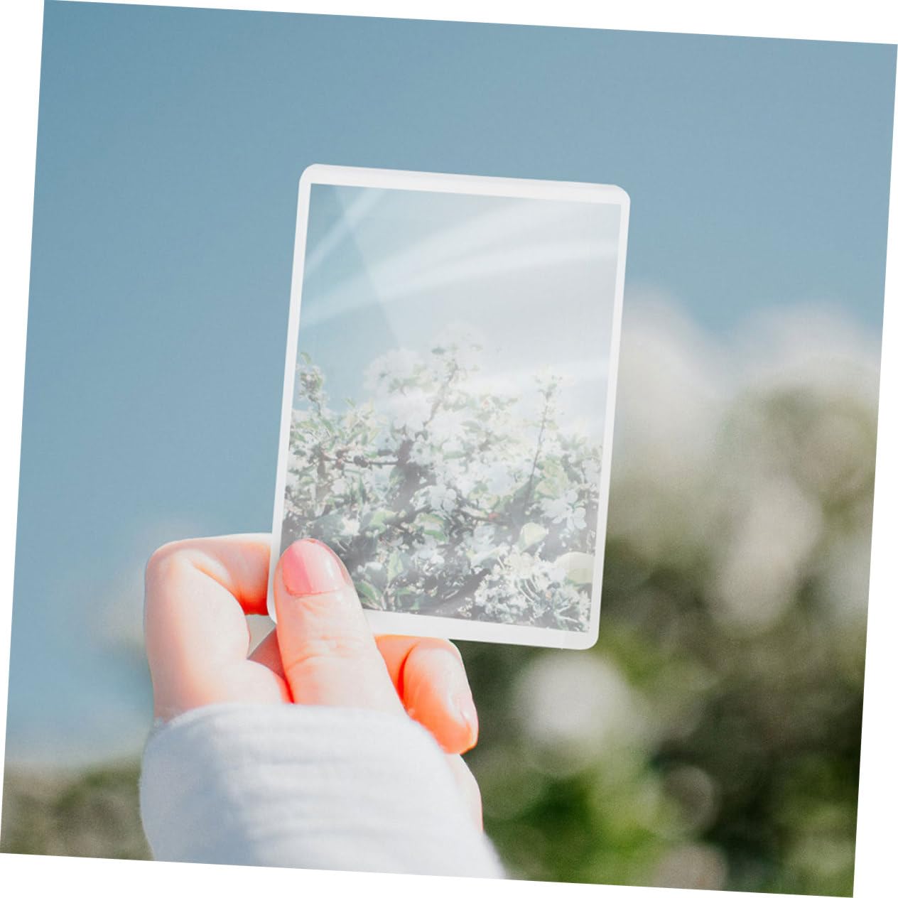 Blatt mit Dichtem Verschluss 200 Transparente Laminierfolie aus Pvc Einfache Aufbewahrung zum Schutz von Fotos und Dokumenten im Office und Heimgebrauch