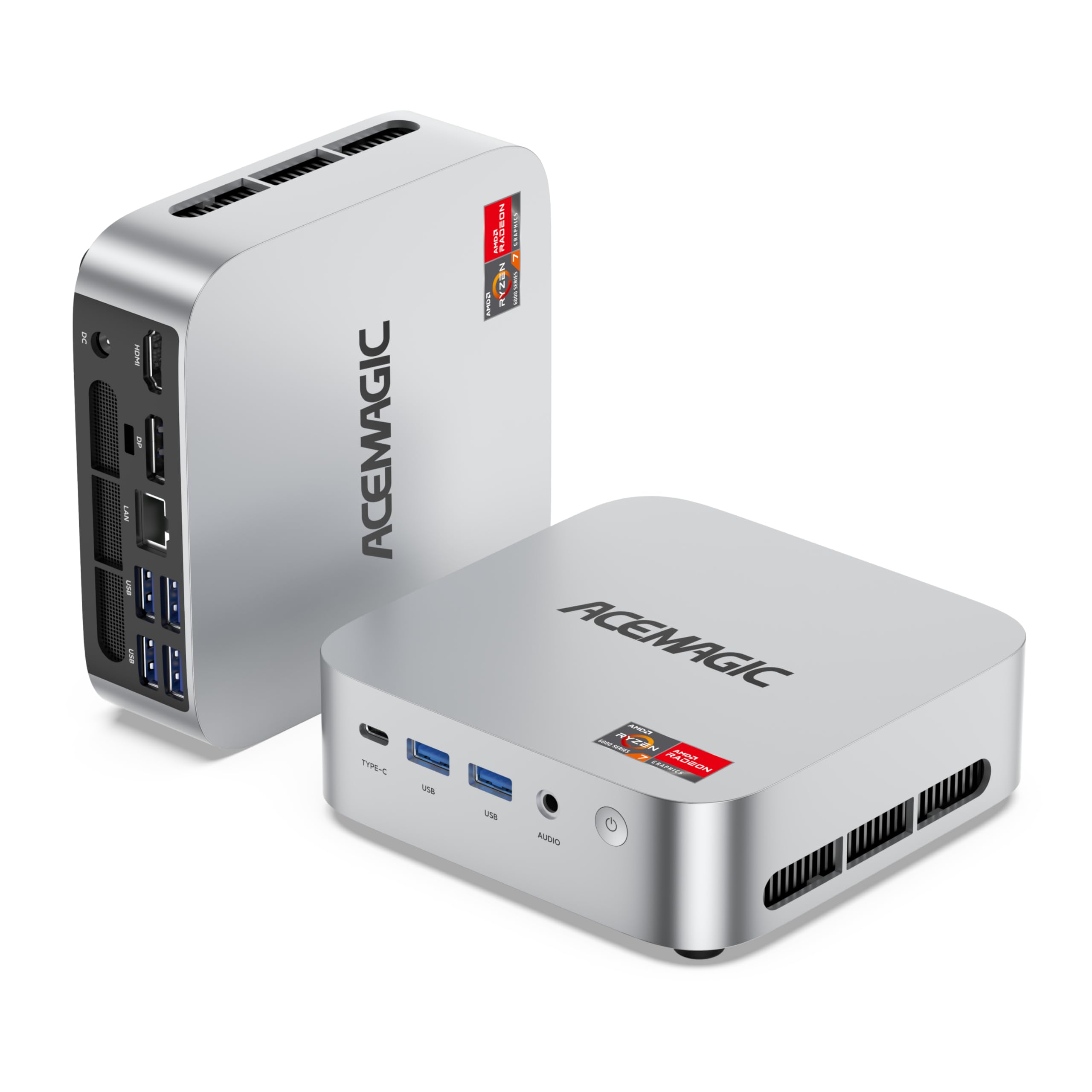 ACEMAGIC M1 Mini PC, AMD Ryzen 7 7735HS (up to 4.75GHz) Mini