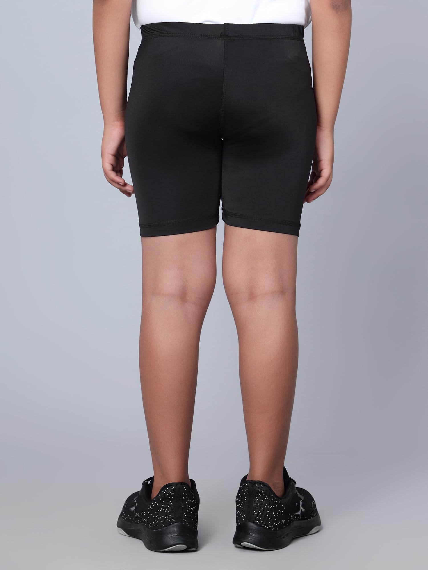 Vector X OKS-224 Kids Compression Half Bottom Shorts (34, Black) - Image 3 thumbnail