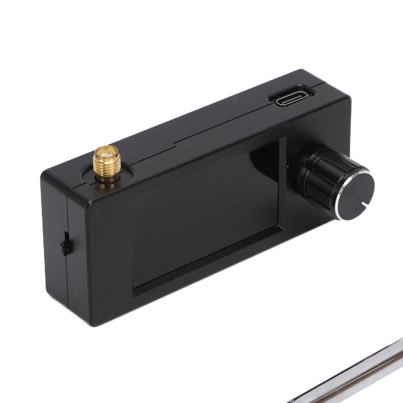 Glomora SI4732 Sintonizador de aleación de Aluminio, Radio de Bolsillo, Receptor portátil, Dispositivo Am FM SI4732 Que Cubre 0,5-108 MHz SSB Todas Las Bandas para (Negra)