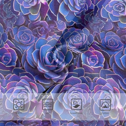 Joisal Cotton Girls Underwear Toddler Purple Blue Succulent Plants Floral Cute Panties Girl Designer Kids Undies Briefs 2t3