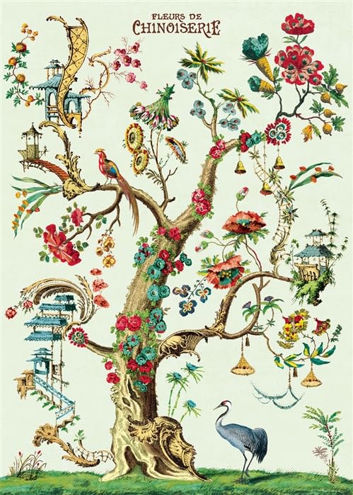 Cavallini & Co. Fleurs de Chinoiserie Decorative Paper Wrap- 20x28" Sheet