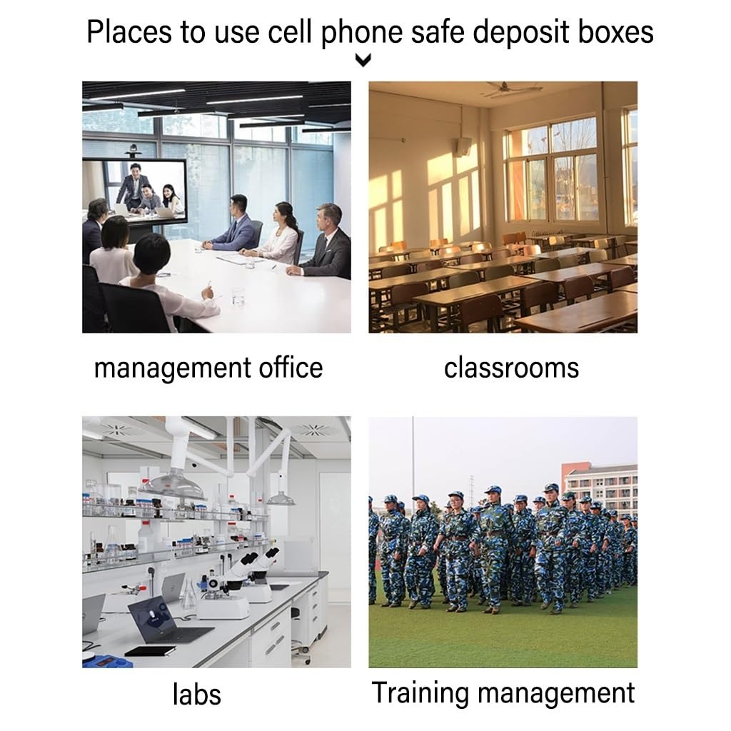 6/12/24/36/48/60 scomparti Armadietto per telefoni cellulari Supporto per armadietti per telefoni cellulari Utilizzo in aule, officine e palestre(48)