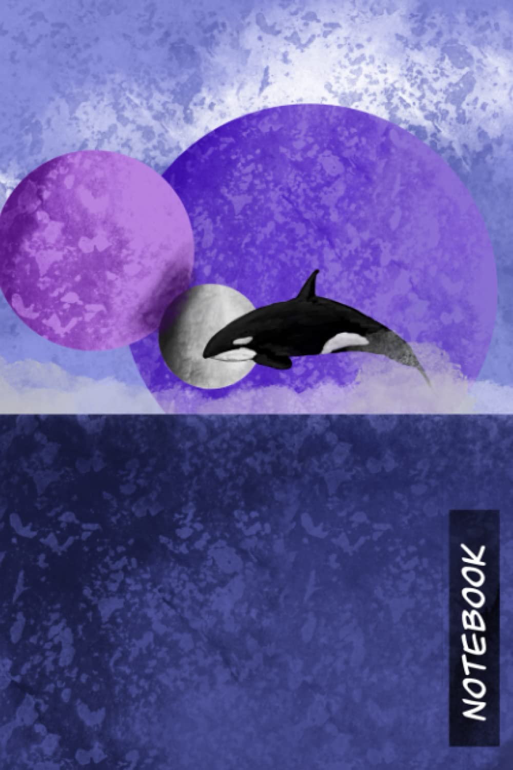 Notebook : Orca Purple Planet Composition Notebook - College Ruled 120 Pages - Medium 6 x 9: Orca Purple Planet Notebook