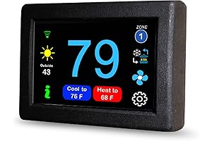 MICRO-AIR EasyTouch Digital WiFi or Bluetooth Thermostat, Programmable Smart RV Thermostat