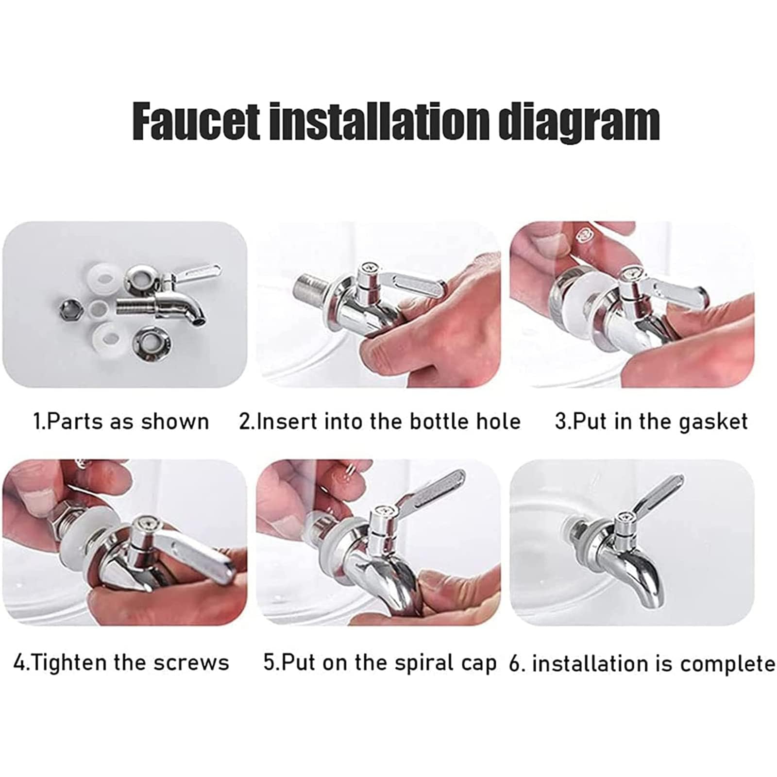 Macchina per Bevande Fredde Verticale in Legno con Supporto in Ferro, Dispenser per Succhi per Feste per Rubinetto da 6 Litri, Barattolo di Limonata per Bevande Calde,6L Diamond Shape