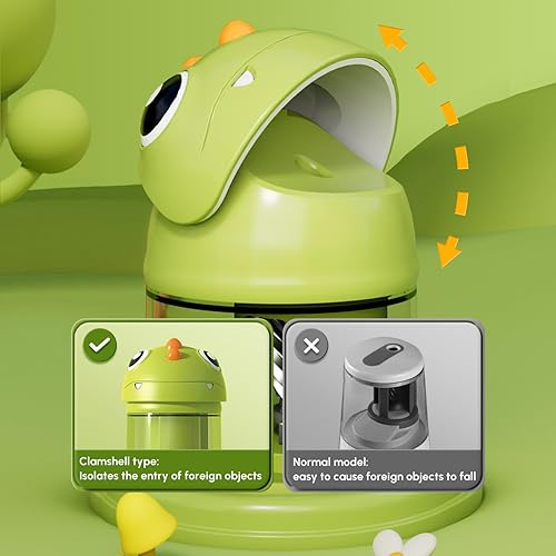 Miniatura 3 de M&G Sacapuntas eléctricos lindos para niños, sacapuntas automático operado por USB para niños, estudiantes, hogar, aula, escuela, oficina