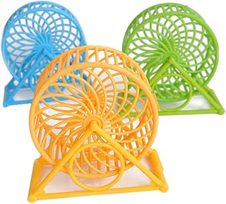 Hohopeti 3 Pçs Ratos Exercício Roda Chinchila Exercício Hamster Roda Brinquedo Pequenas Criaturas Brinquedos Gerbil Exercício Roda Ratos Exercício Roda Brinquedos Para Animais De Estimação