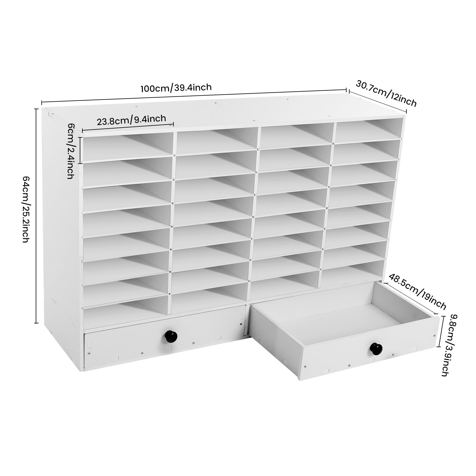 Amazon.com: Liffshsy Adjustable Literature Organizer, 32 Slots