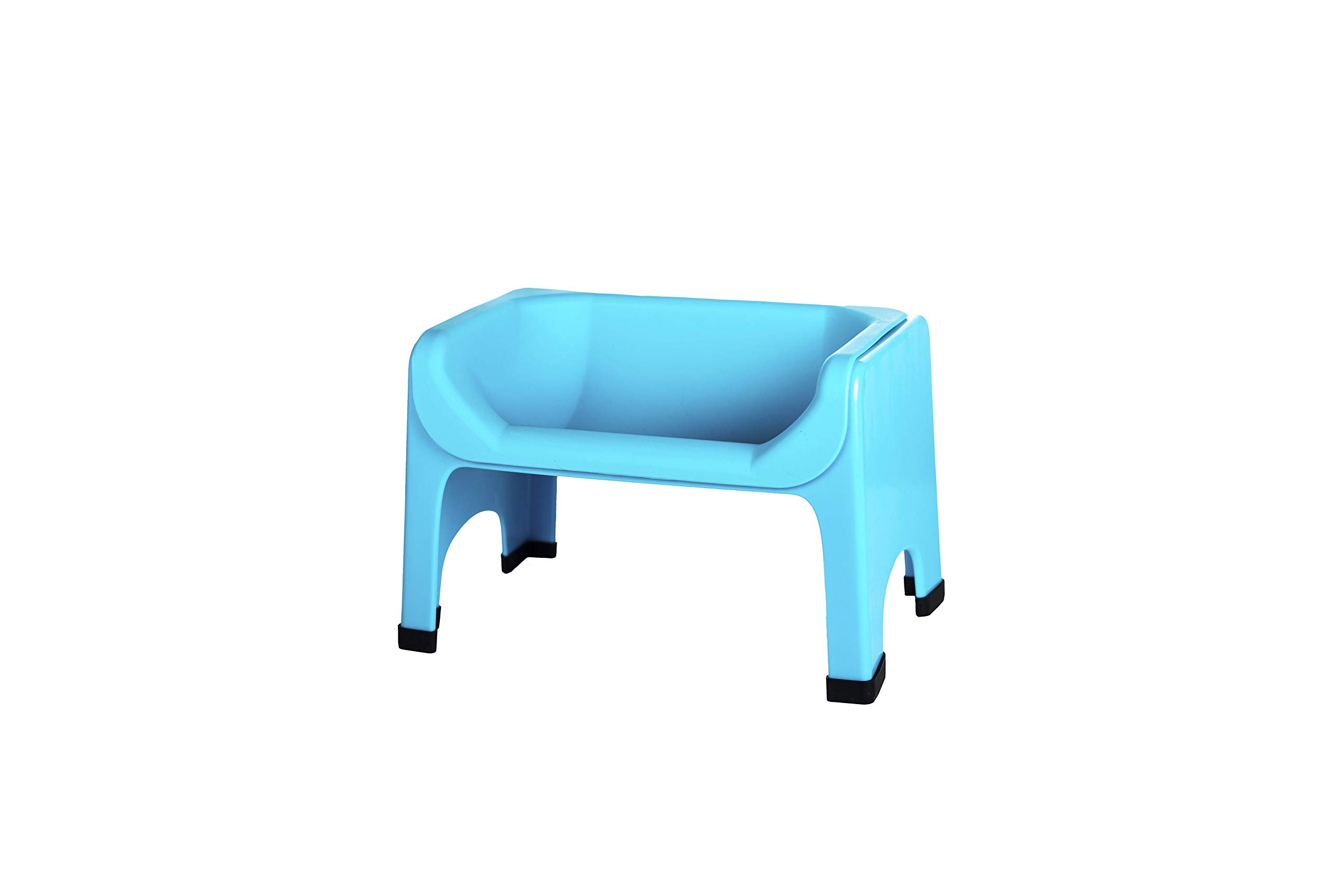 Fluff TroughThe Elevated Dog Bowl Feeder For Healthy Posture & Digestion, Minimizes Neck Strain, Ideal for Flat-Faced Pets, Vet Recommended, Dishwasher Safe, Teal