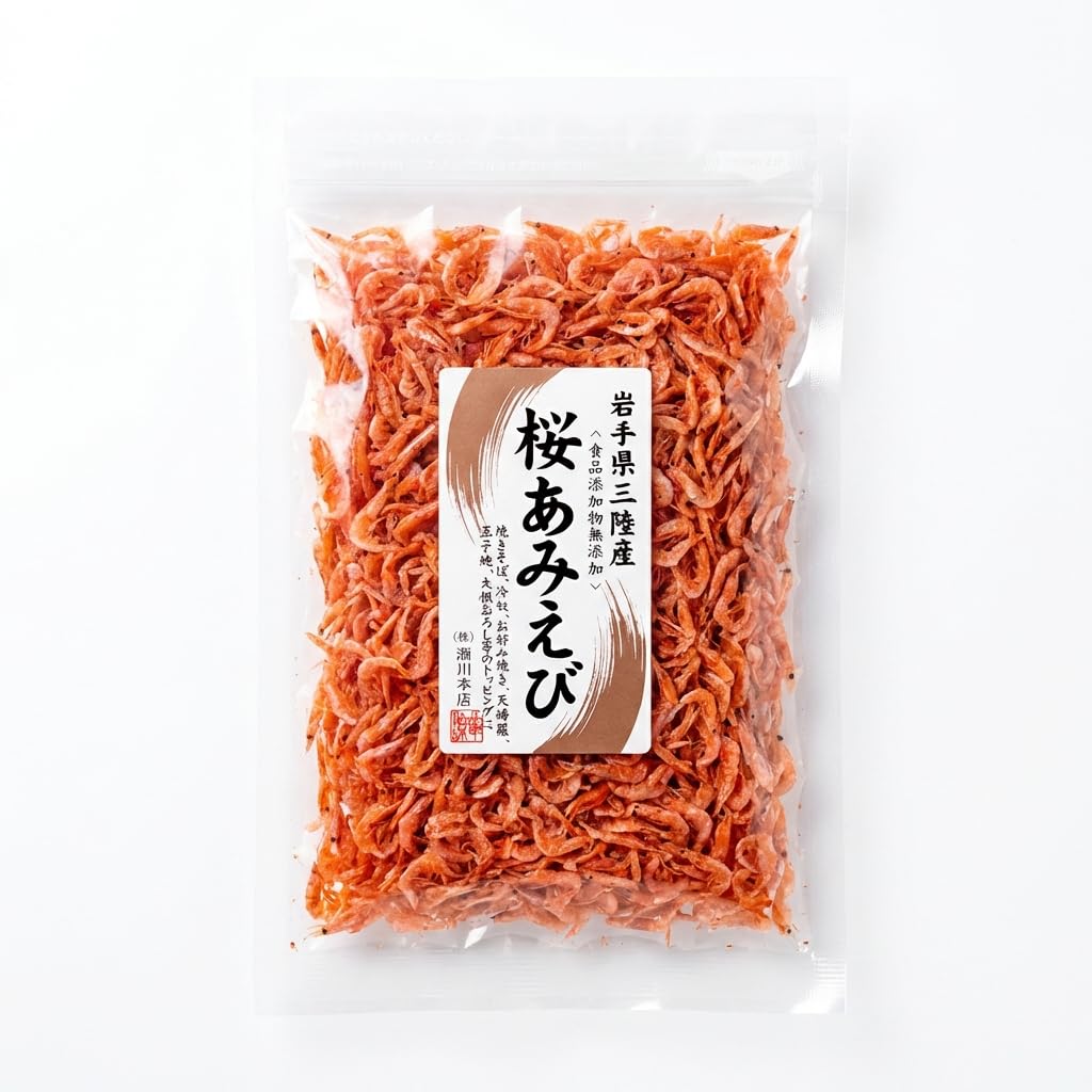 Amazon | 三陸産 無添加 桜あみえび 32g (32g×1袋) 煮沸釜乾燥製法 高