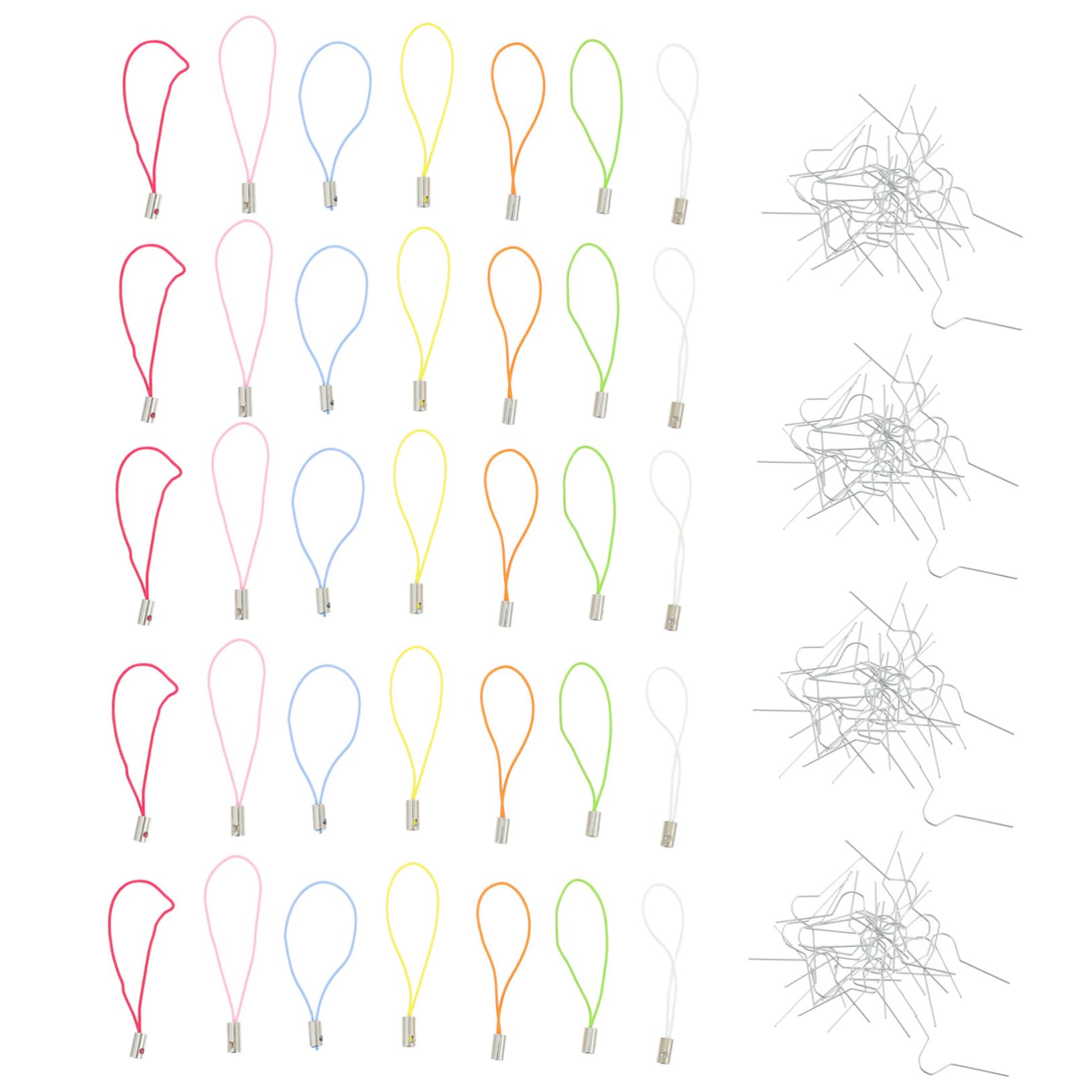 GANAZONO 100pcs DIY Chain with Hooks Durable Hanging Chain Accessory for Easter Decorations Lightweight Pendant Ornament Kit for Crafts and Boys and Girls Hands Activities