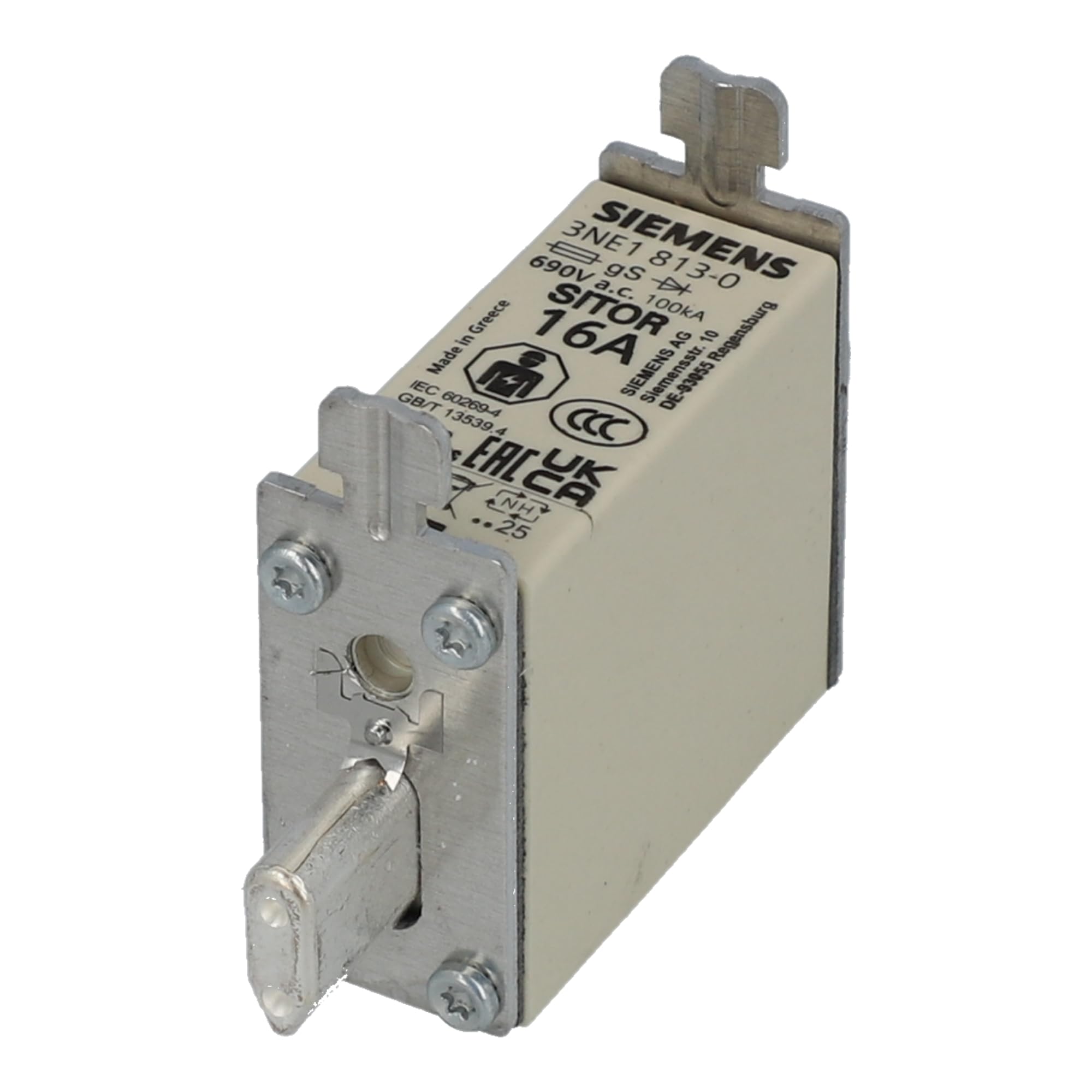3NE1813-0 | SIEMENS FUSE 16A 690V gR NH00