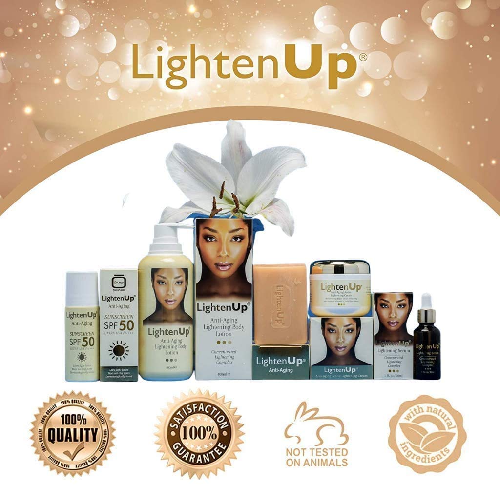 LightenUp, Anti Aging Skin Brightening Body Lotion Hyperpigmentation