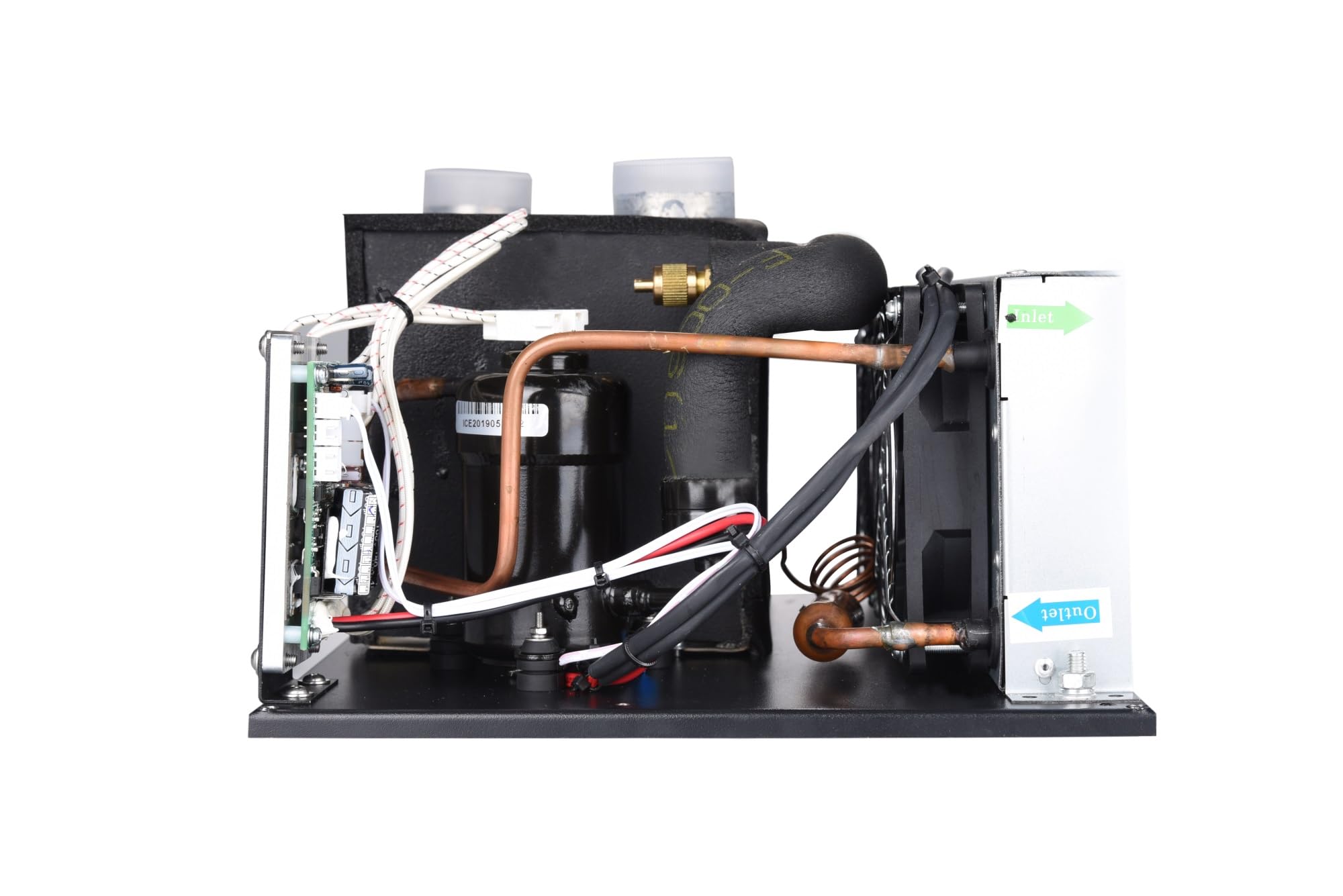 Systemy klimatyzacji Micro DC Aircon, DC 48V 450W z czynnikiem chłodniczym R134A, mikro wydajna klimatyzacja do samochodu, system chłodzenia klimatyzatora, systemy chłodzenia