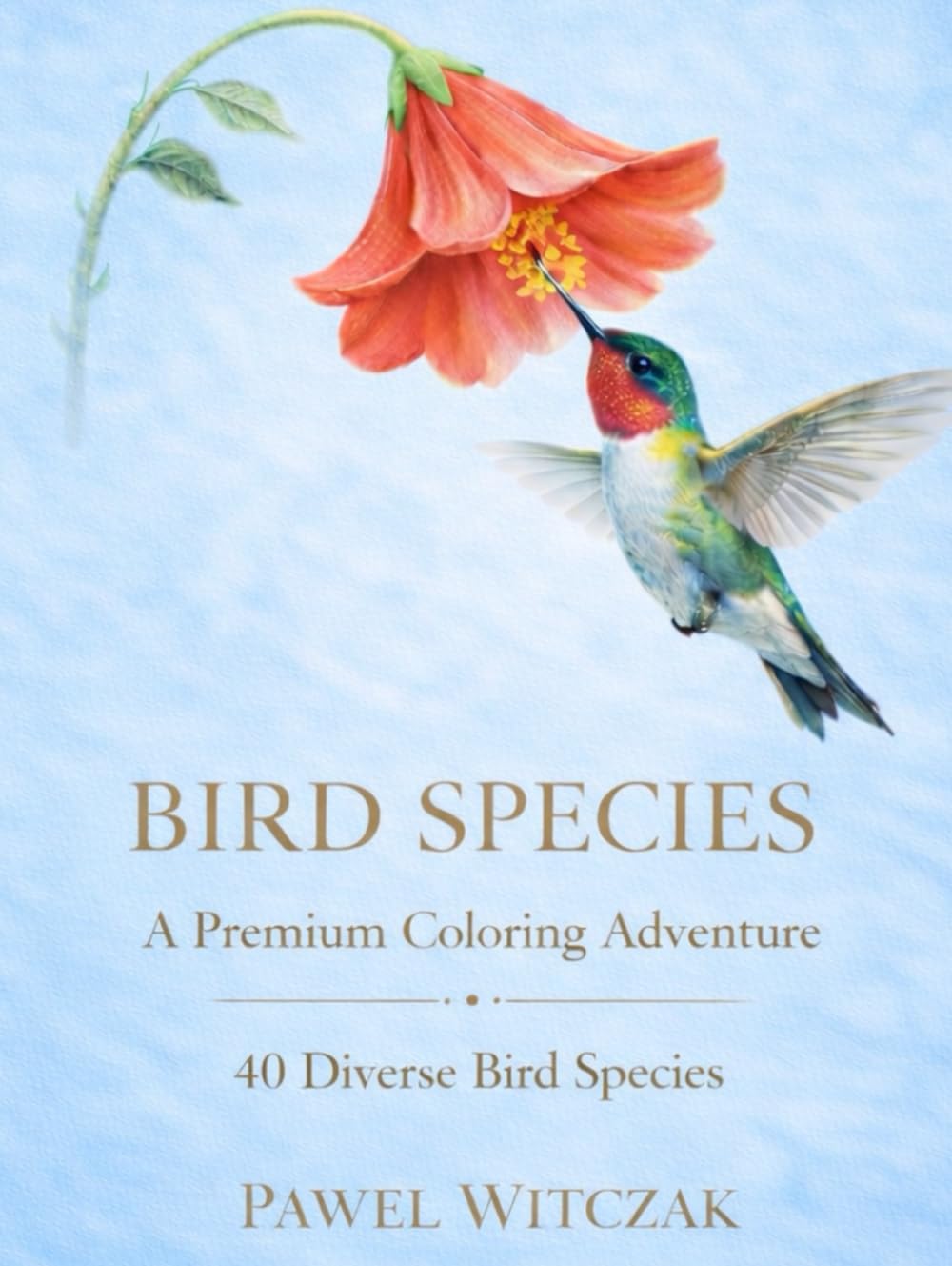 Bird Species: A Premium Coloring Adventure (A Coloring Adventure Collection)