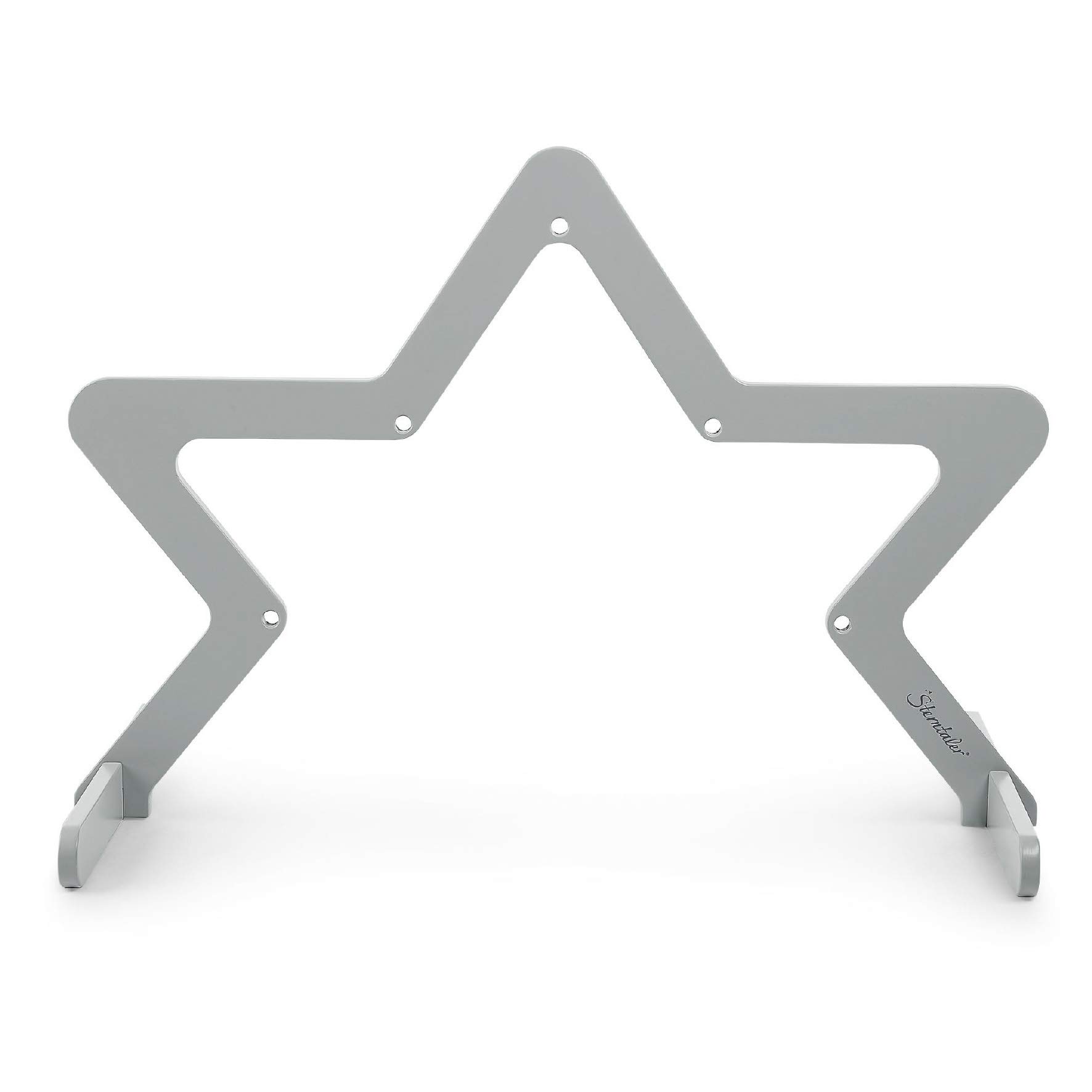 Sterntaler Spielbogen Stern, Holz, Alter: 0-18 Monate, 63 x 90 x 49 cm, Grau