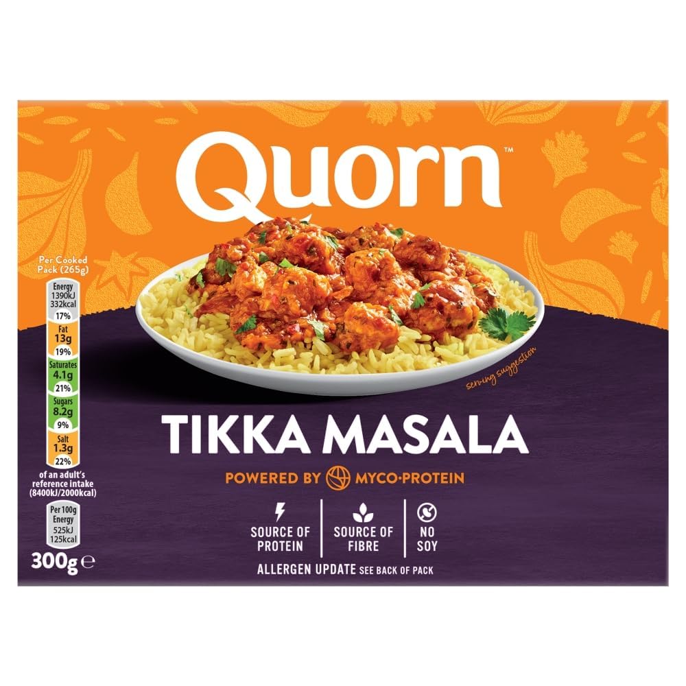 Quorn Meat Free Tikka Masala and Rice Meal for One, 300g (Frozen)