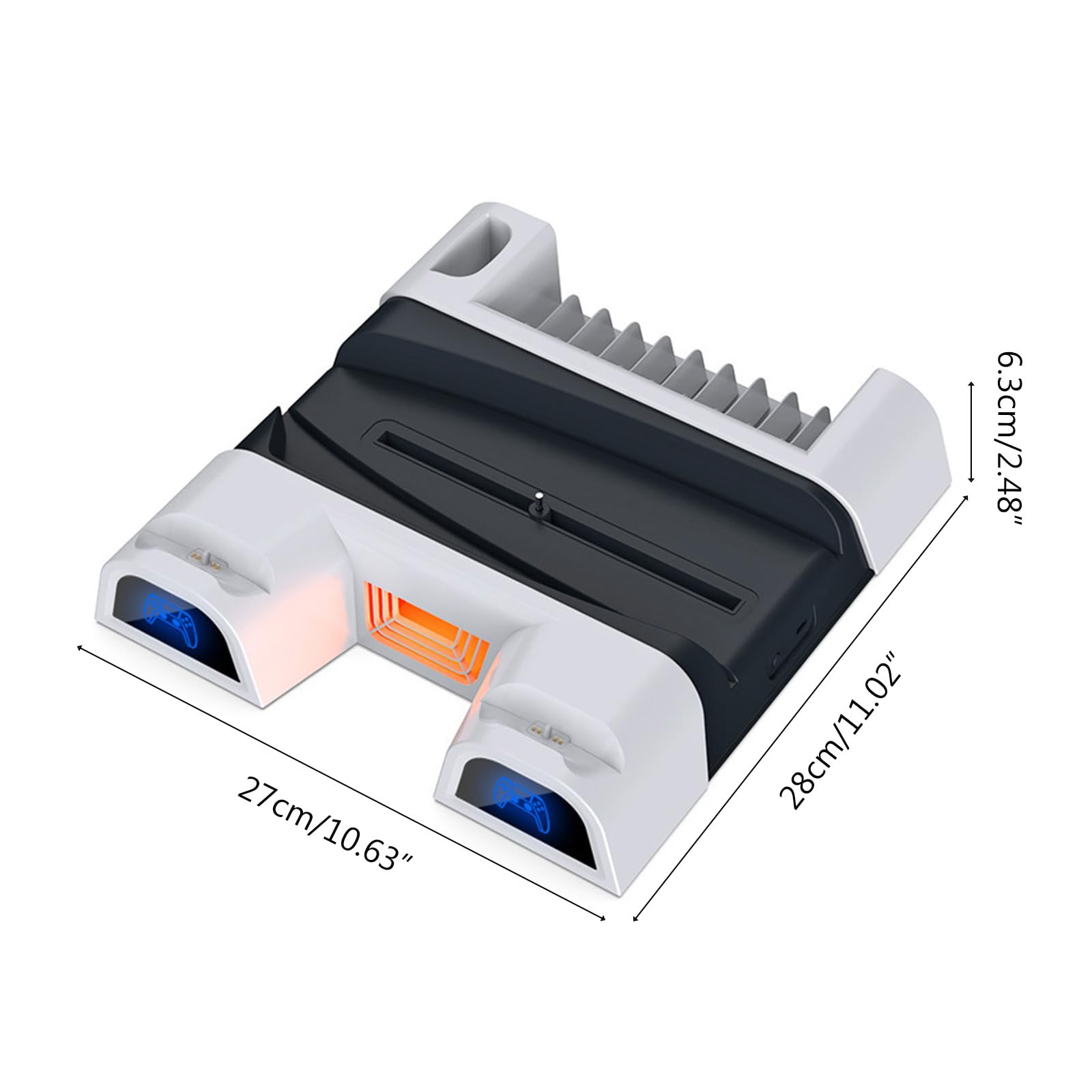 Gamepad Ladestation Basis Tisch Wärmeableitung Ständer für Controller Gaming Zubehör Gamepad Multifunktional
