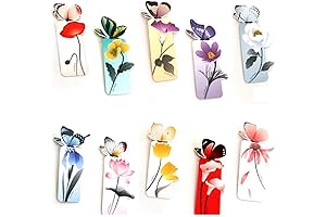 12 Pieces of Butterfly Bookmarks