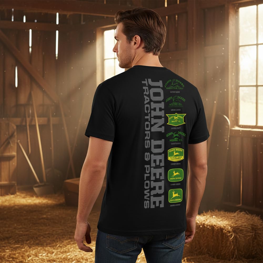 John Deere Camiseta Jd Vintage Logo para hombre