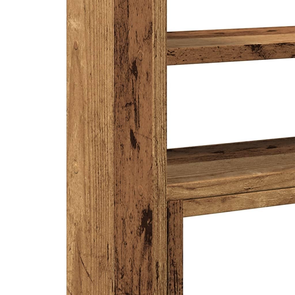 Organizer Scrivania Legno Antico 40x17x41 cm in Truciolato,Organizer da Scrivania,Portaoggetti da Scrivania,Organizer da Scrivania-854767