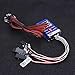 Woyisisi 12 Kit d'¨¦clairage ¨¤ LED Simulation Flashing Lights Phare Tamiya pour 1/10 1/8 RC Voiture/Camion/Chenille