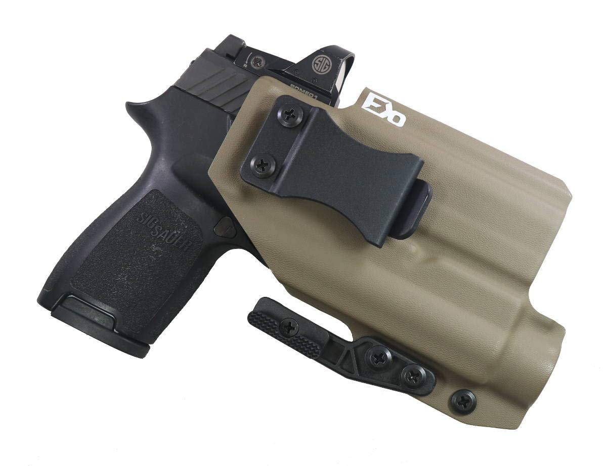 Fierce Defender IWB Kydex Holster Sig P320c RX Optic Cut w/TLR1 The Paladin Series -Made in USA-