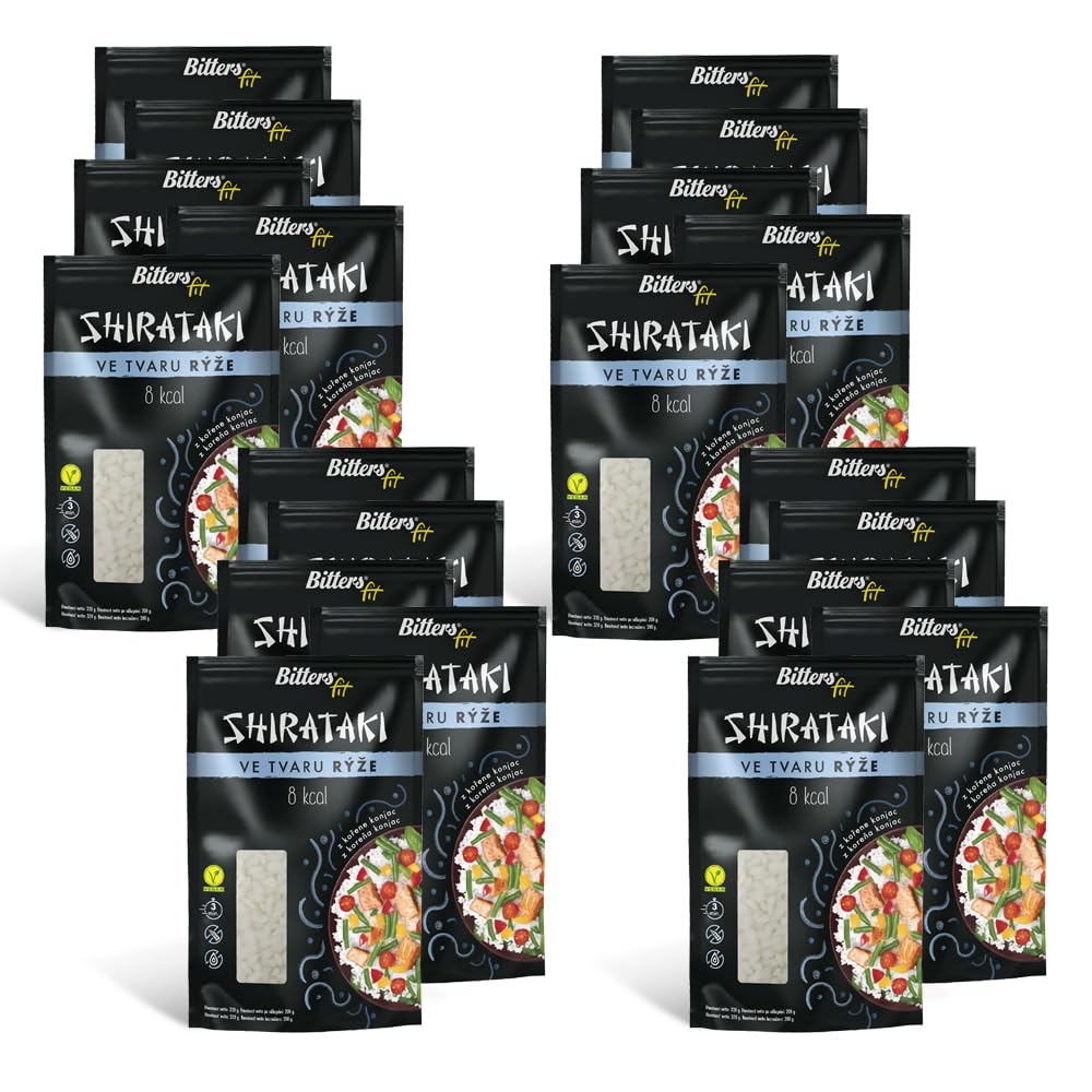 Bitters Pasta di Konjac Shirataki - Riso - 20x200g
