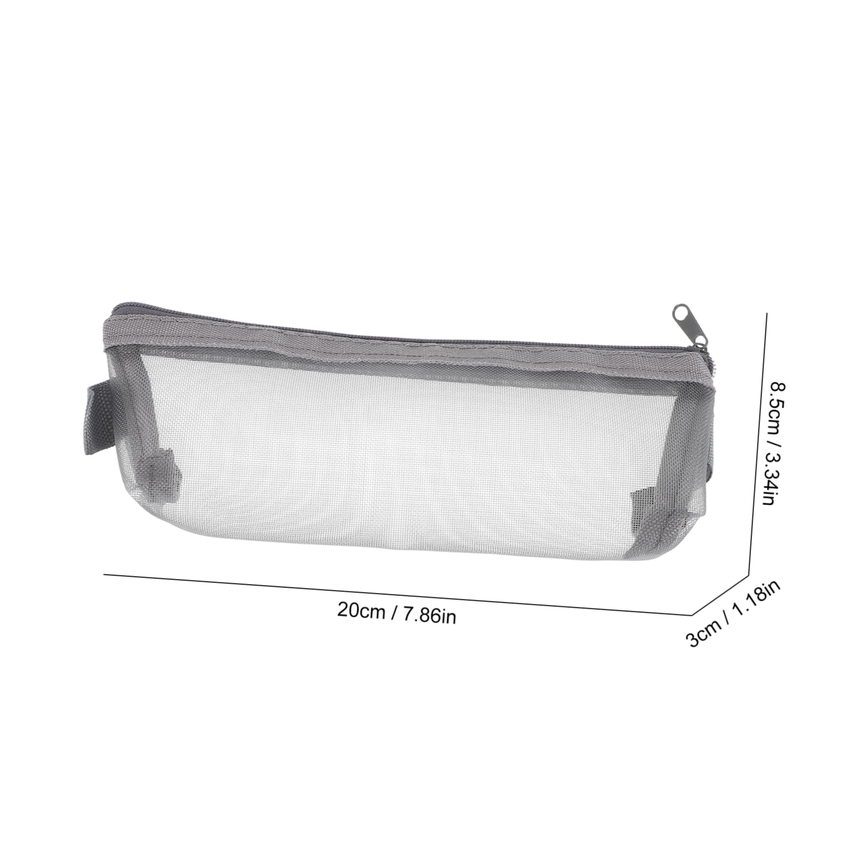 Homoyoyo Pochette Filet Trousse Transparente Double Compartiment Grande Capacité pour Ranger Et Organiser Vos Fournitures Scolaires