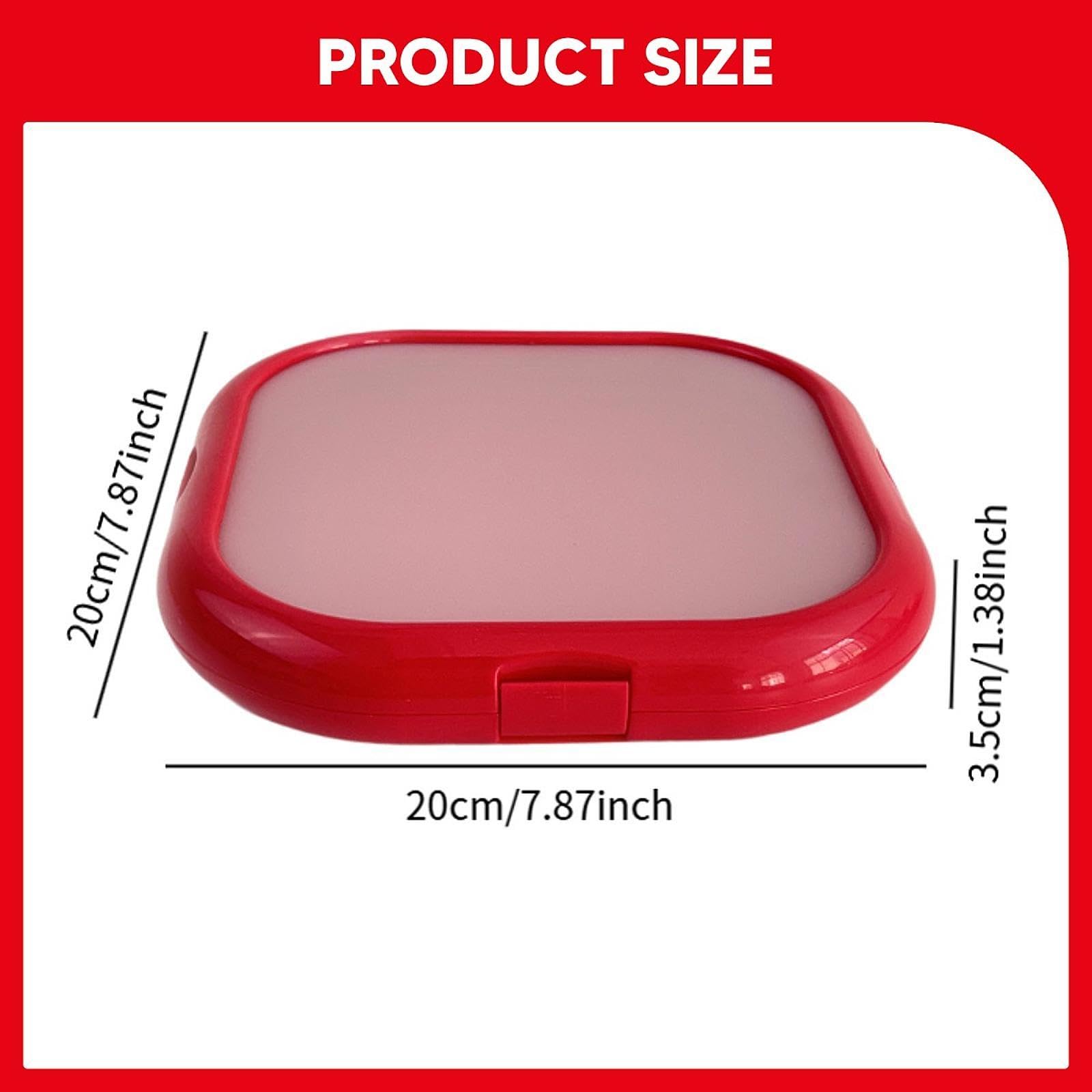 Generic Set di 8 Contenitori per, Ideali per I Viaggi, con Scomparti Portatili per Sandwich E Contenitori Riutilizzabili per Insalata.
