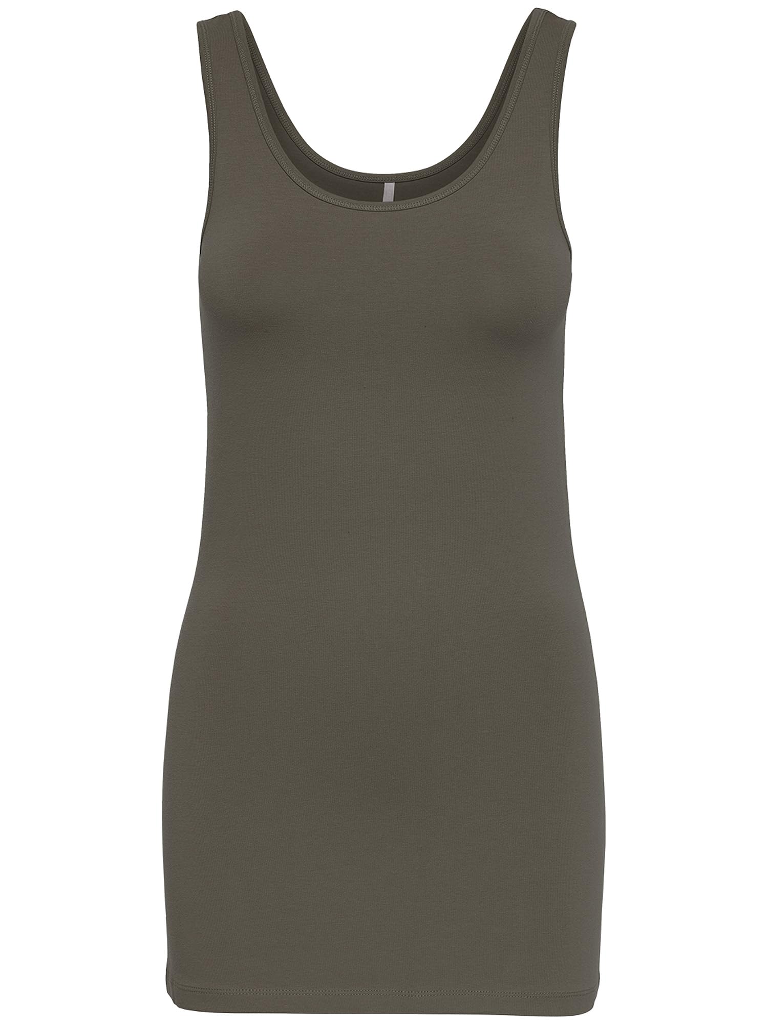ONLY Pacco da 3 Top da Donna Canotte Basic in Bianco, Nero, Grigio, Blu, Crema Maglietta da Donna Lunga Magliette estive Top 15201465