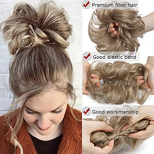 Extensions de cheveux bouclés effet décoiffé chouchou 24 - 6