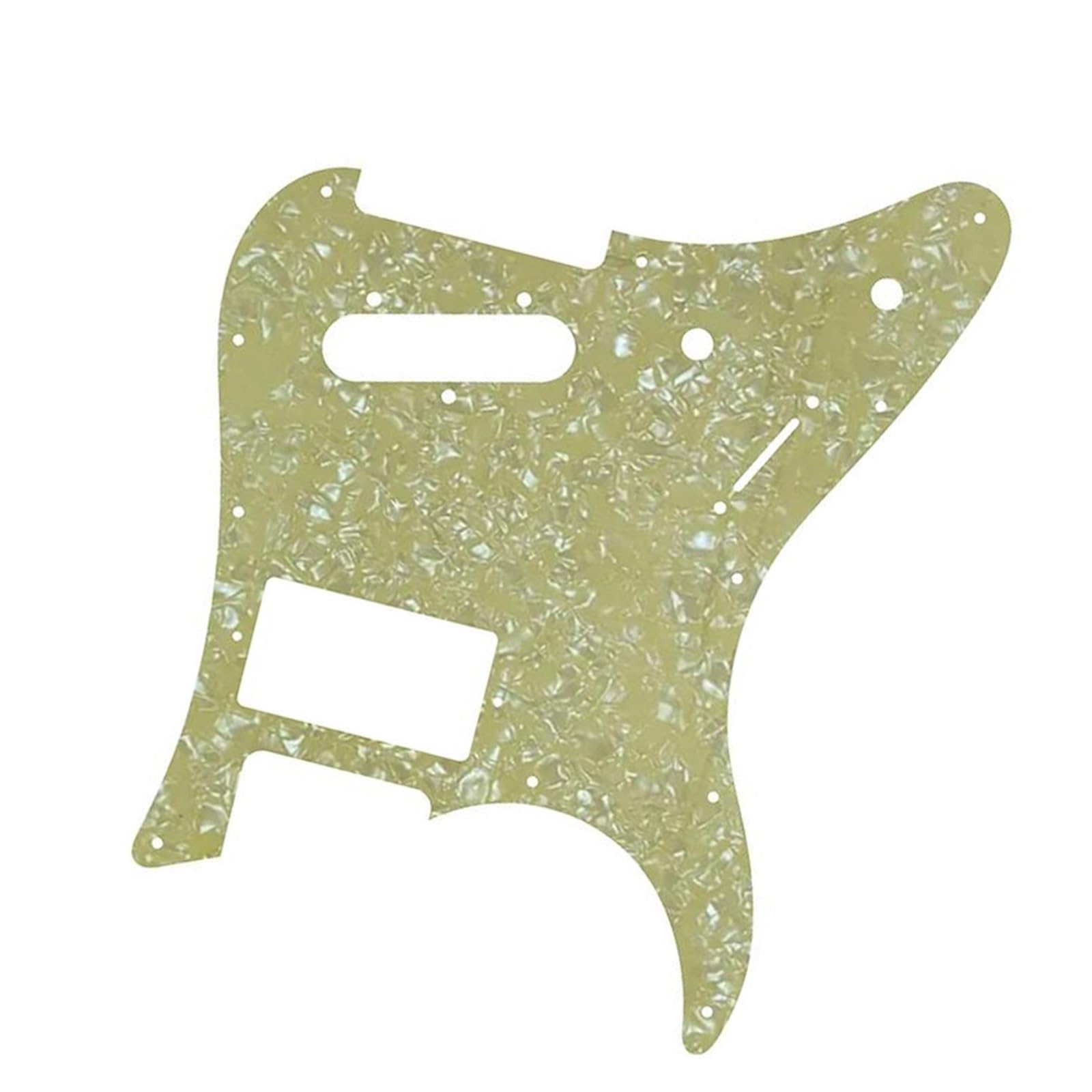 maskownica do gitary Części niestandardowe do gitary Pickguard z przetwornikiem mostkowym i humbuckerem na gryfie, 4-warstwowa kremowa perła