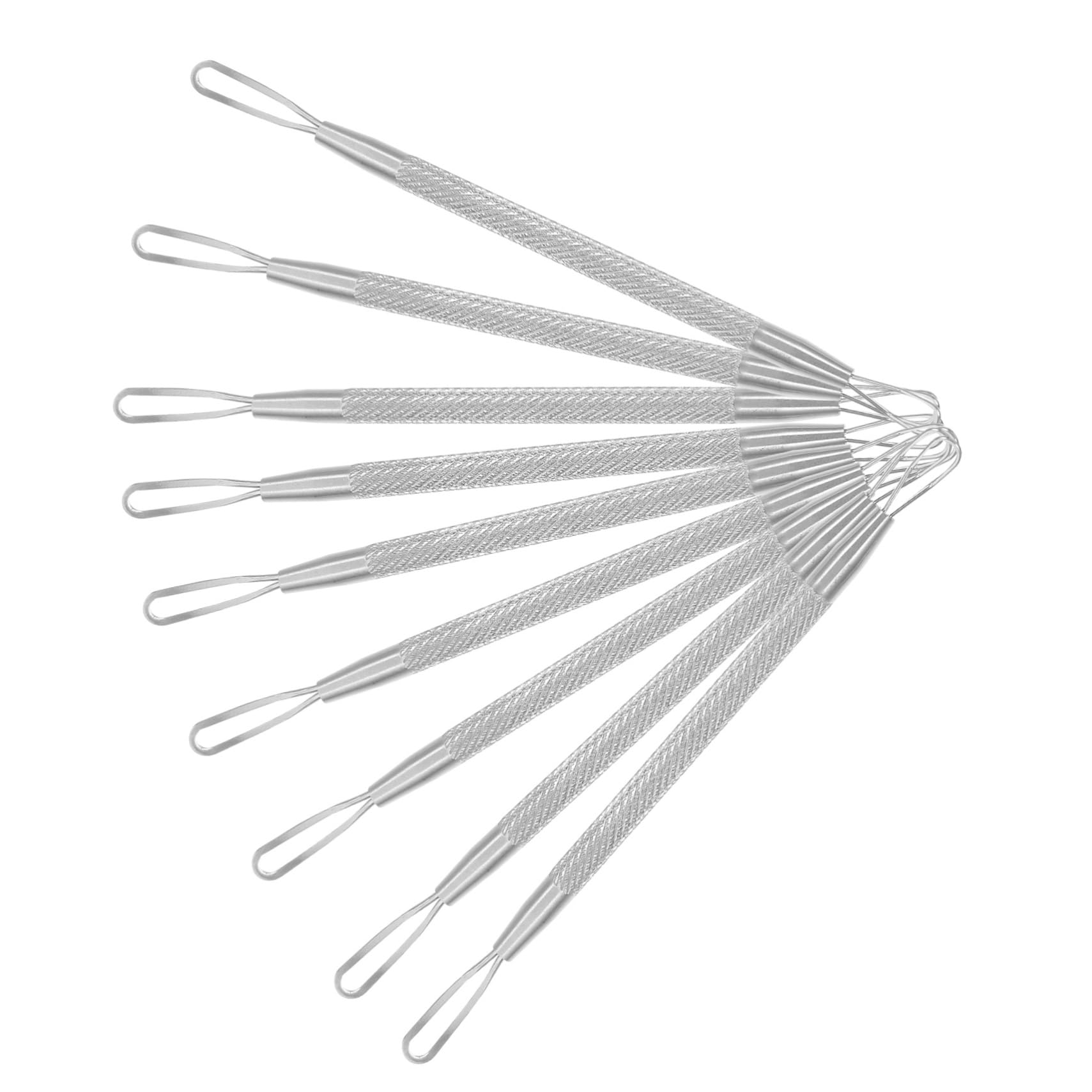 BESTYASH Comedone Extractors Pimple Removers 7pcs Stainless Steel Double-Headed Beauty Tools for Face