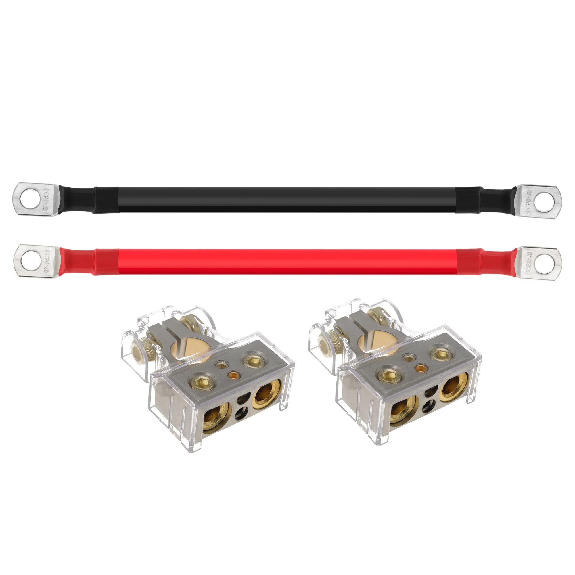 W21w Led Cavo Batteria Auto Robusto AWG 2, Con Terminali A Piombo Per Saldatura - Resistente A Olio E UV, Garanzia A Vita! Cavo Batteria Auto AWG 2 - Foto 2