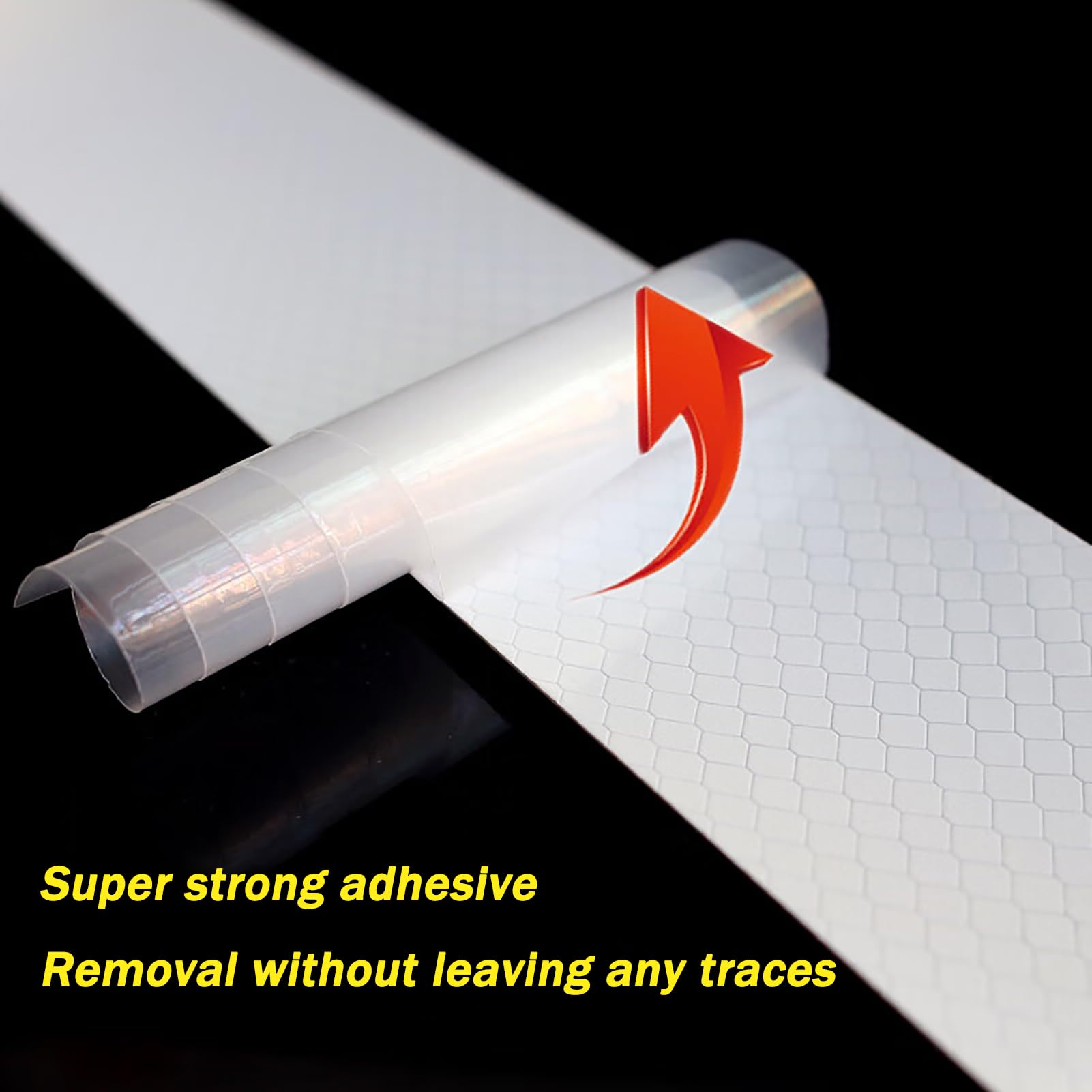 Cinta Reflectante Adhesiva, Cinta Adhesiva Fluorescente Luminosa, Pegatinas Reflectantes Autoadhesiva, Impermeable Cintas de Advertencia de Seguridad Alta Visibilidad, Blanco,3cm*10m / 1.2" X 33ft