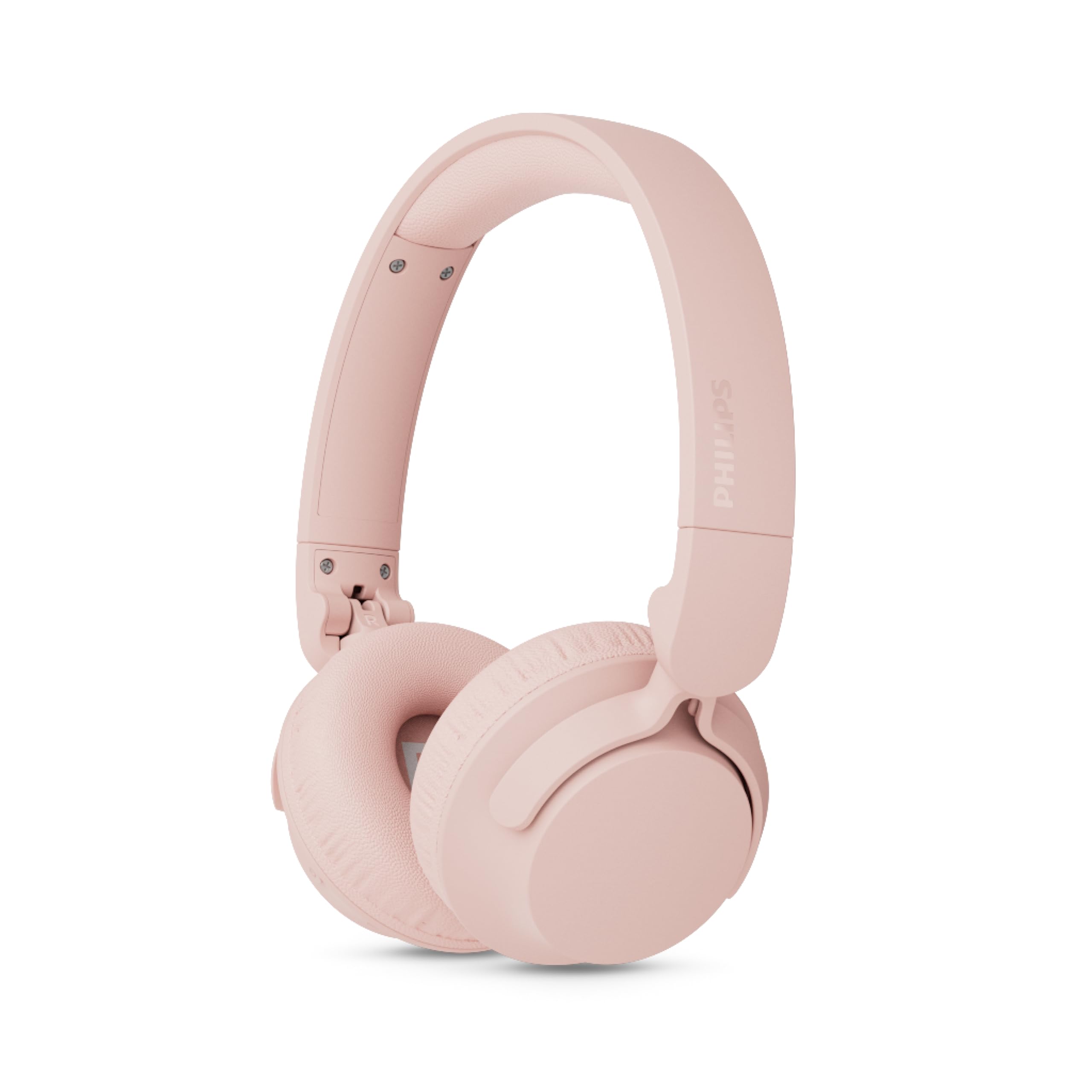 Philips TAH4000PK Cuffie wireless on-ear, 70h riproduzione, Bassi dinamici, Driver 32mm, Bluetooth6.0 Multipoint, Accoppiamento rapido, Cuscinetti/batteria sostituibili, Ripiegabili e leggere - Rosa