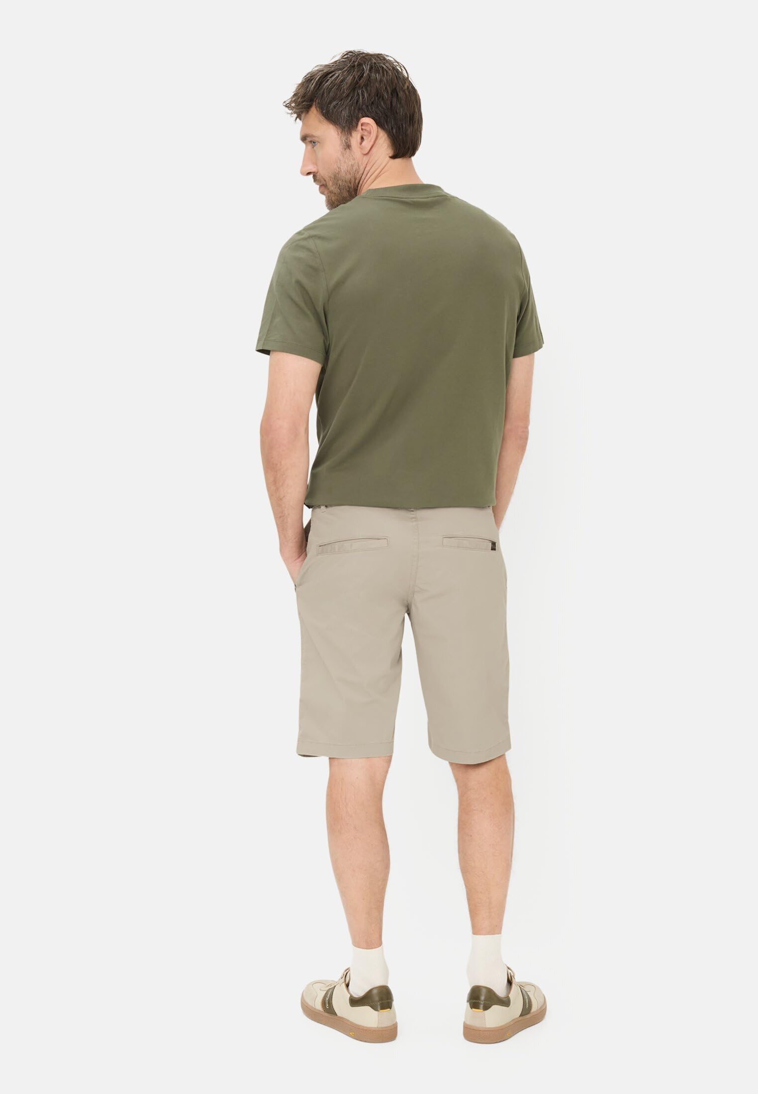 camel active Herren Bermuda Shorts | Bermuda Shorts aus Baumwolle mit Reißverschluss und praktischen Staumöglichkeiten für Freizeit und Alltag