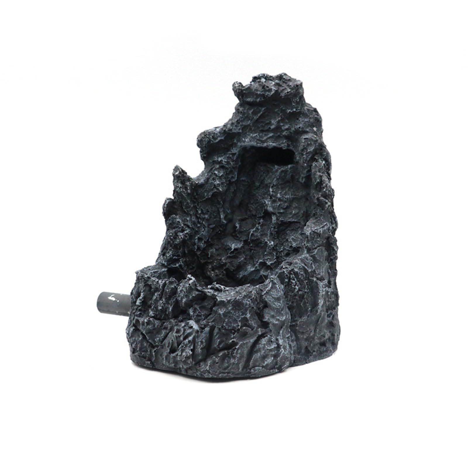 Buona resina Sandfall Ornamento per acquari Impostazioni semplici e durata per pesci e qualità dell'acqua Accessorio per pesci animali domestici