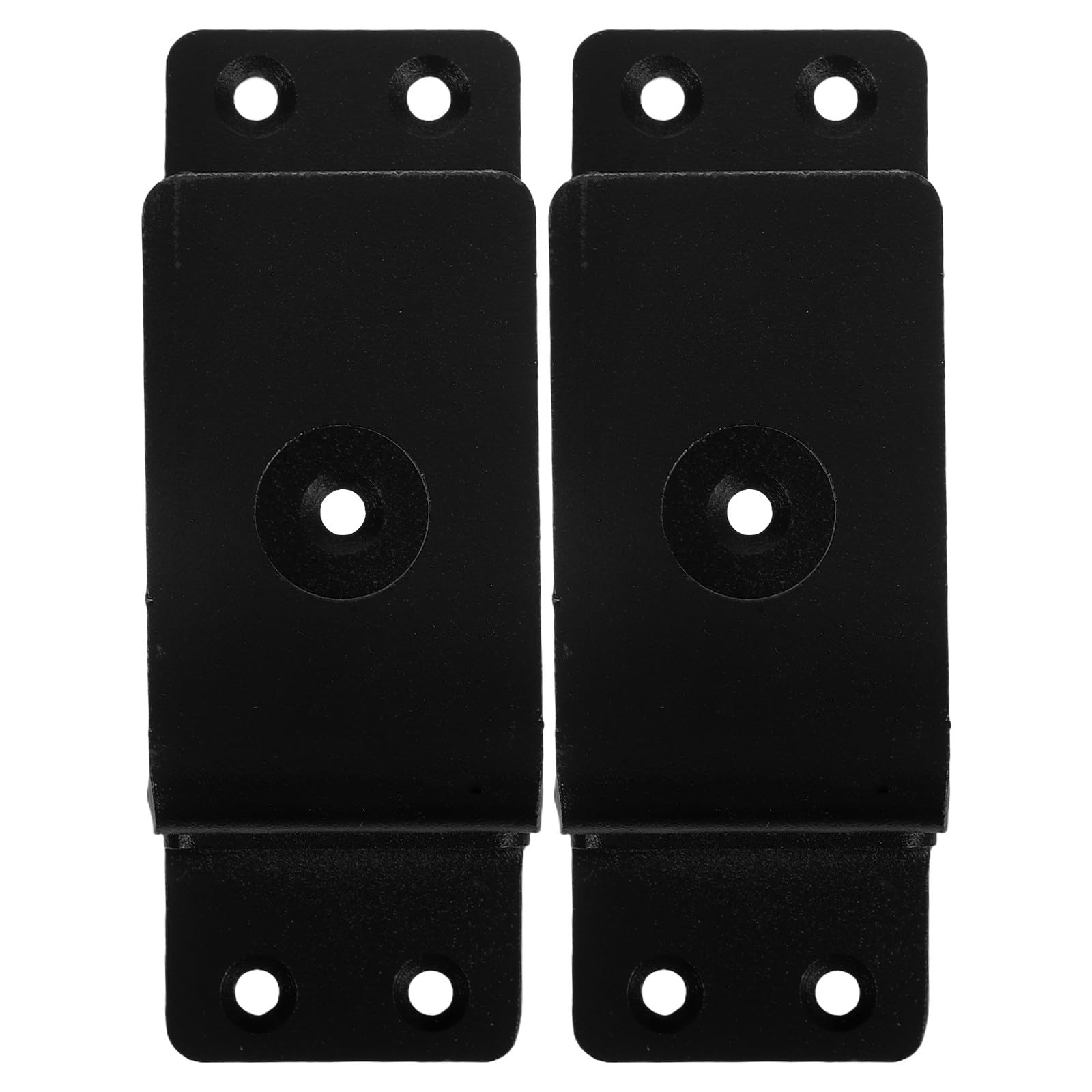 Générique Support de Porte Robuste en Acier Noir Lot de 2 set de Barres de Renfort Réglables pour Sécurité Domestique Tiges de Verrouillage pour Portes pour Maison Bureau et Placard –