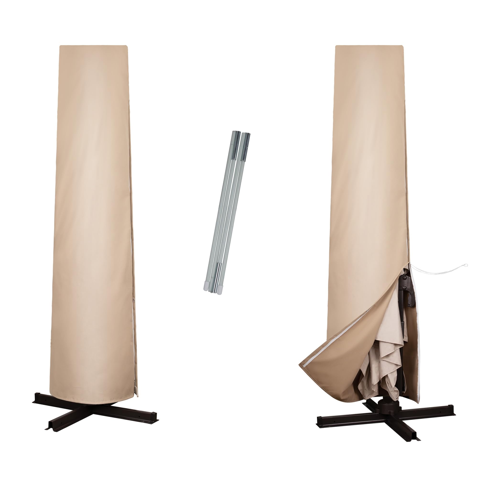 Amazon.com : Patio Umbrella Cover for 9ft to 13ft Outdoor Umbrella, 600D Waterproof UV Resistant Cantilever Umbrella Cover with Zipper and Rod : Patio, Lawn & Garden Amazon.com : Patio Umbrella Cover for 9ft to 13ft Outdoor Umbrella, 600D Waterproof UV Resistant Cantilever Umbrella Cover with Zipper and Rod : Patio, Lawn & Garden