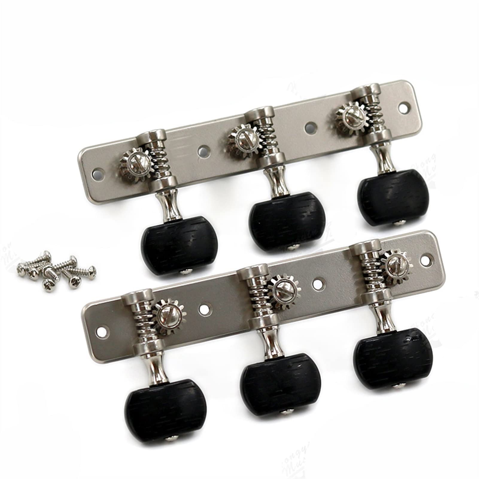 FLFL Gitarren-Mechaniken Klassische Gitarren-Tuning-Pegs-Maschinenköpfe Kupfer-Silber-Tuner-Schlüssel 3L3R. Gitarrenzubehör