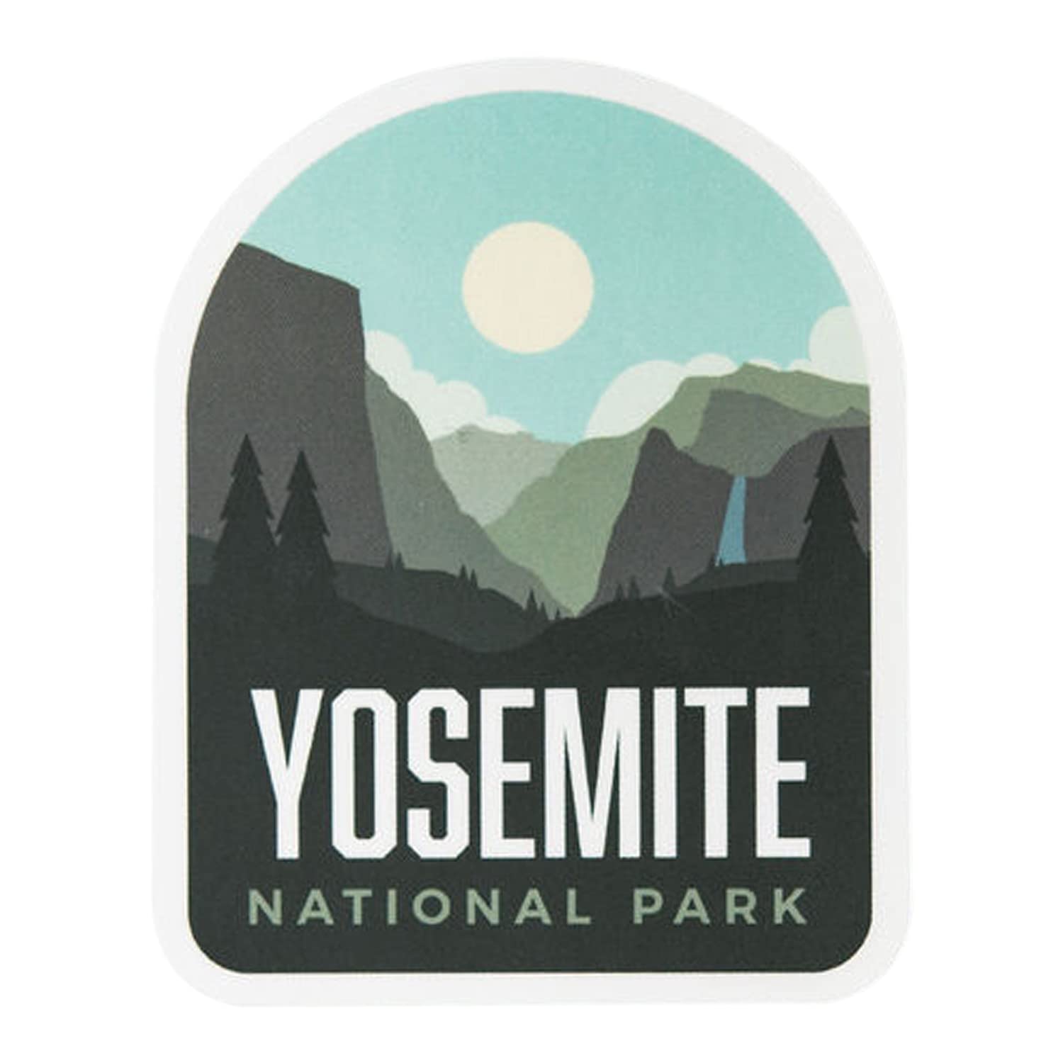Vagabond Heart Yosemite National Park Sticker - Weatherproof Vinyl Souvenir Decal