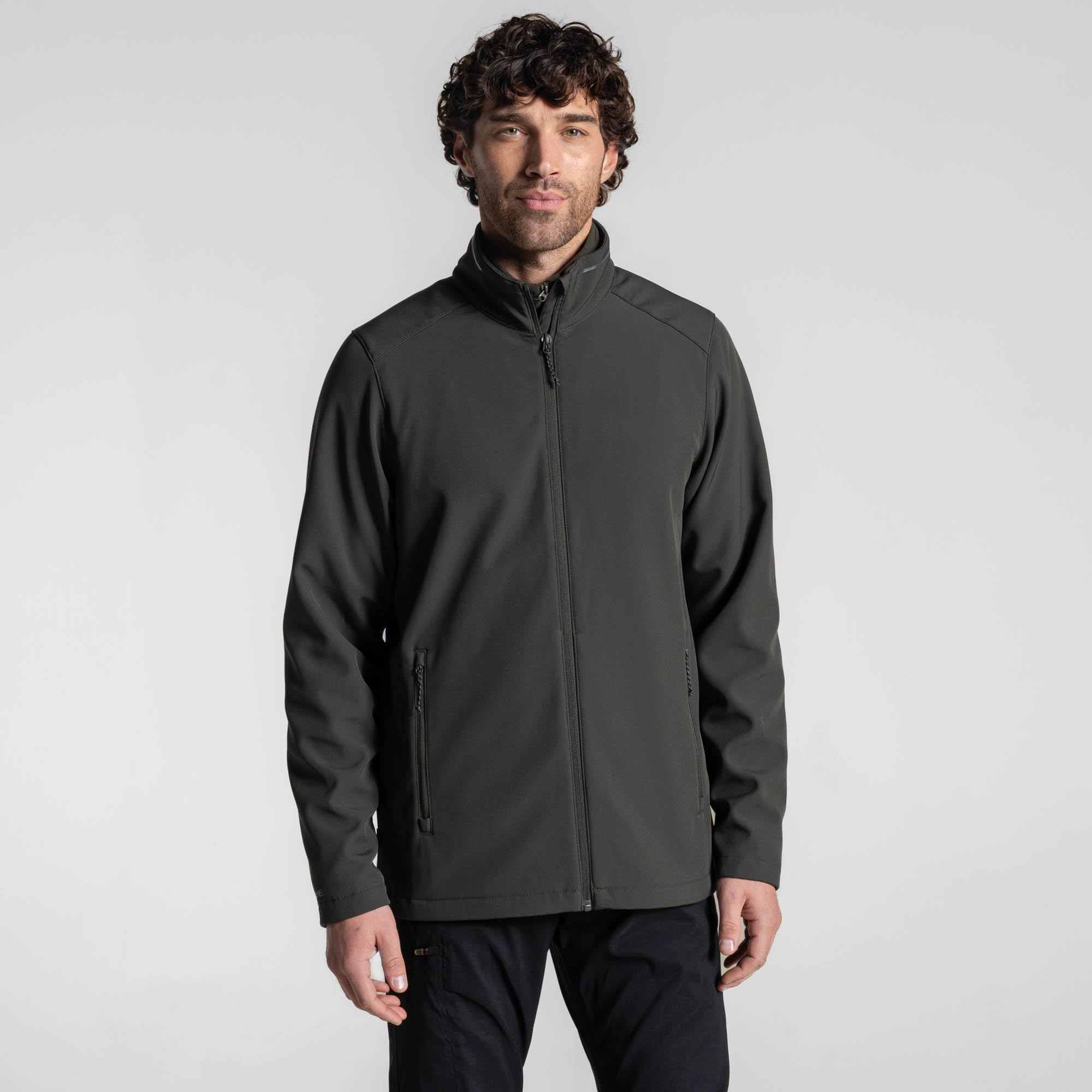 Craghoppers Expert Mens Base Camp II Softshell Jacket Water Repellent Work Coat